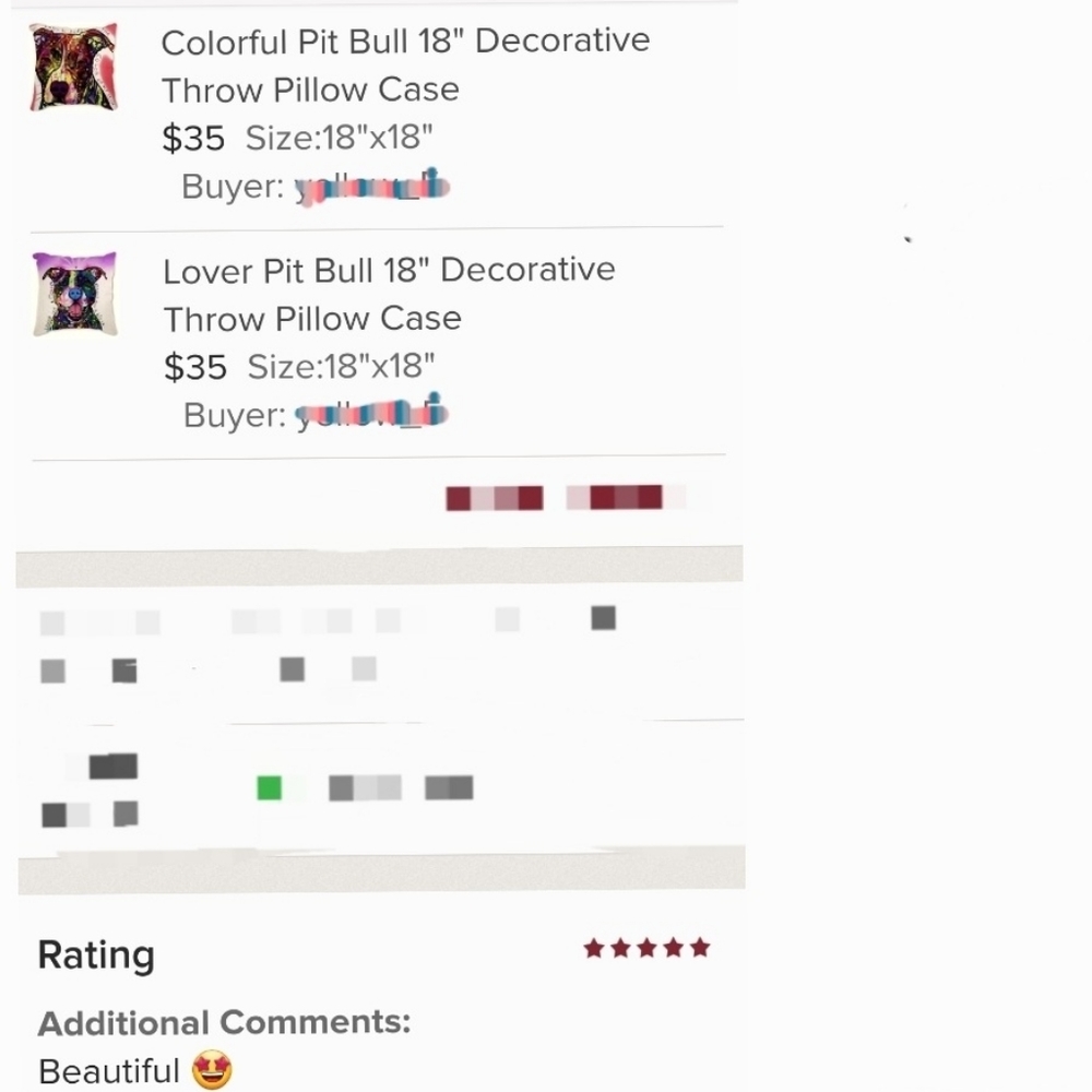 Pit Bull "Rescues Are My Favorite Breed" 18" Decorative Throw Pillow Case - Picture 5 of 5